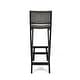 preview thumbnail 26 of 29, Polaris Outdoor 26" Square 3 Piece Wood and Wicker Bar Height Set by Christopher Knight Home