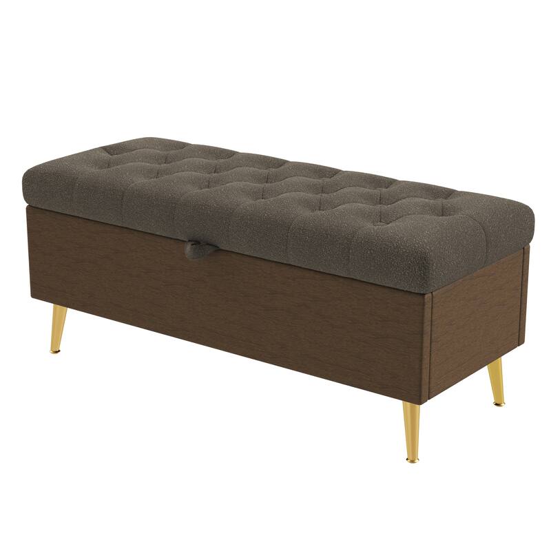 Modern Storage Ottoman Bench