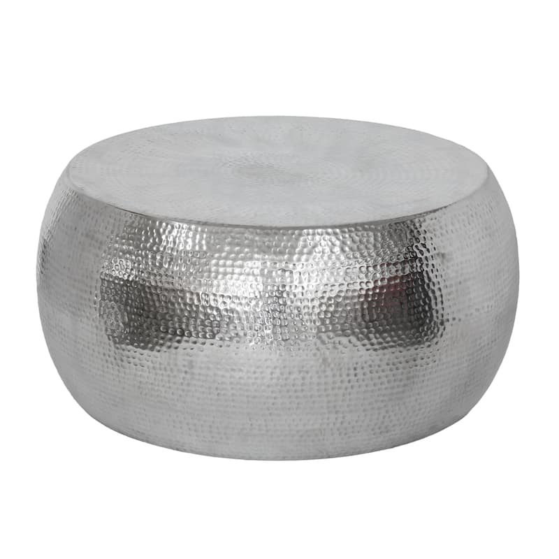 Pasargad Home Eclipse Modern Hand-Forged Coffee Table - W34.5" x D34.5" x H16"