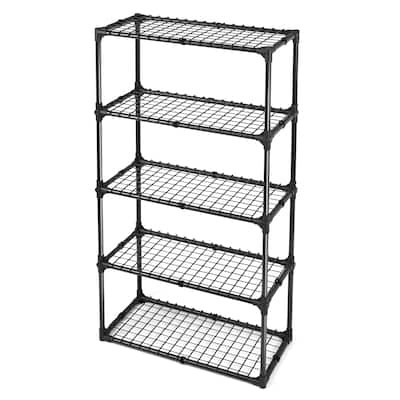 5-shelf Wire Rack(1 Pack), Versatile Design Heavy Duty Storage Shelf