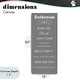 preview thumbnail 12 of 12, Stupell Bathroom Rules Reminders Canvas Wall Art Design By Julia Frost
