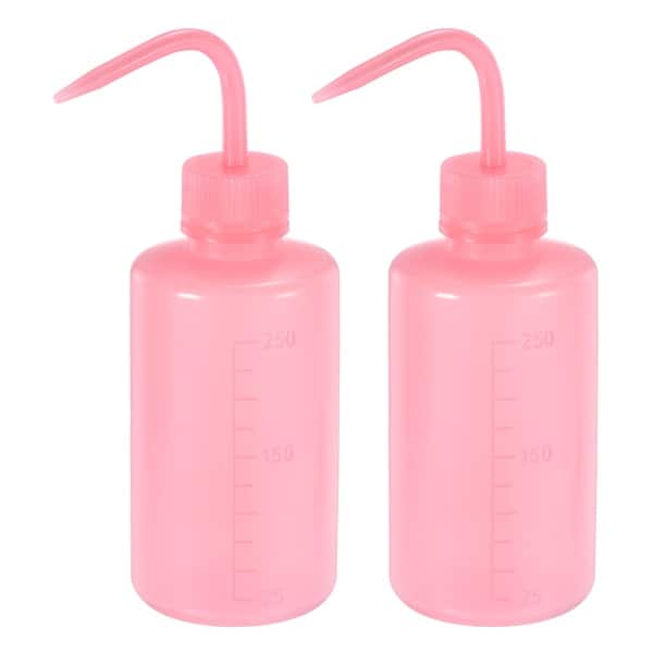 slide 2 of 5, 2pcs Squeeze Washing Bottle 250ml Plastic Water Irrigation Spout, Pink