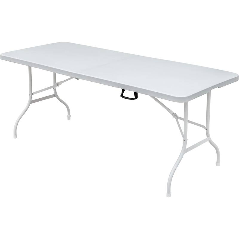 Folding Table 6 Foot Portable, Plastic Foldable Table