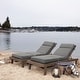 preview thumbnail 29 of 52, Arden Selections Oceantex Outdoor Chaise Lounge Cushion 72 x 21