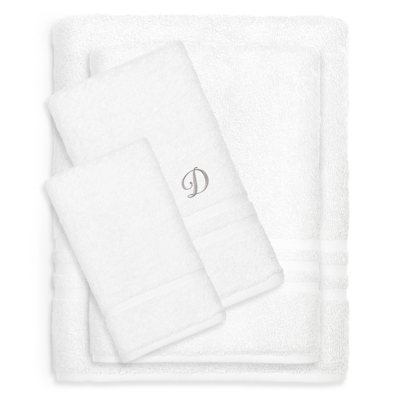 Authentic Hotel and Spa 100% Turkish Cotton 4PC Denzi Towel Set. - D