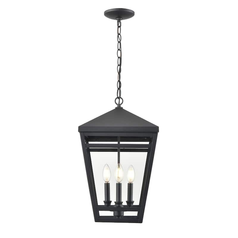 Millennium Lighting 82105 Seager 3 Light 12" Wide Outdoor Taper Candle
