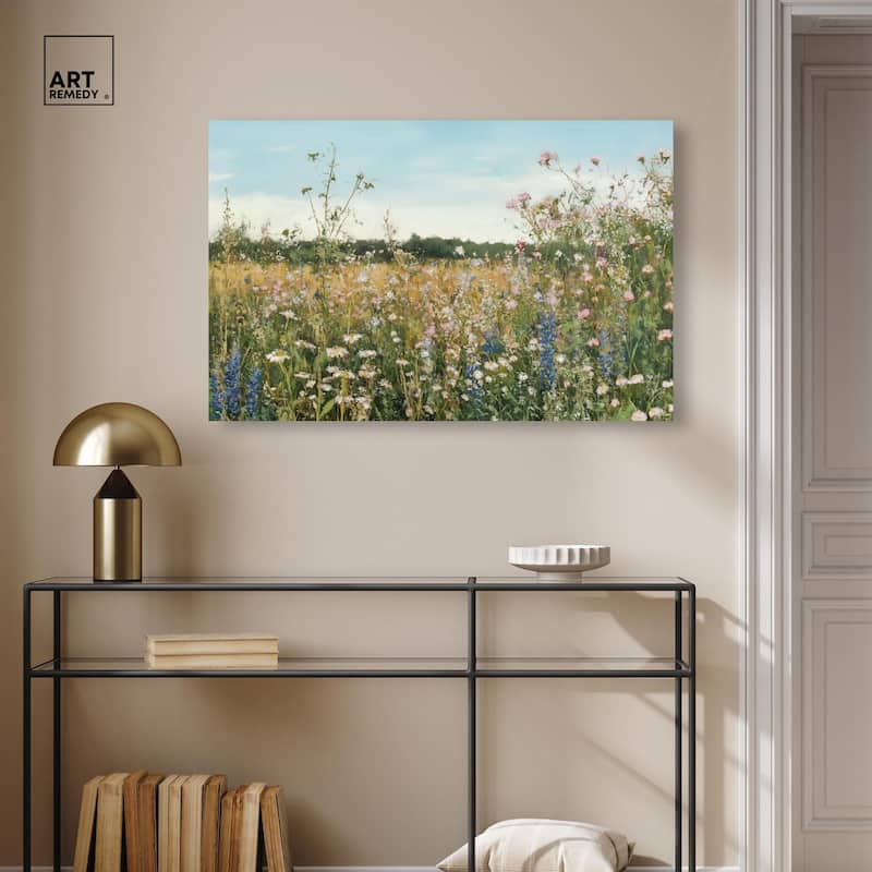 Glimmering Glade Garden II Canvas by Art Remedy, Gallery Wrapped