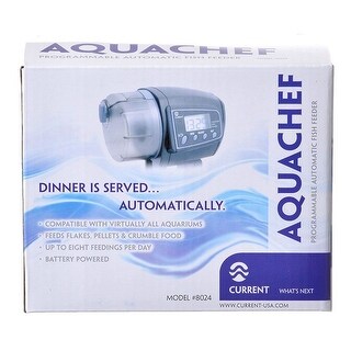 Current usa aquachef aquarium automatic fish feeder
