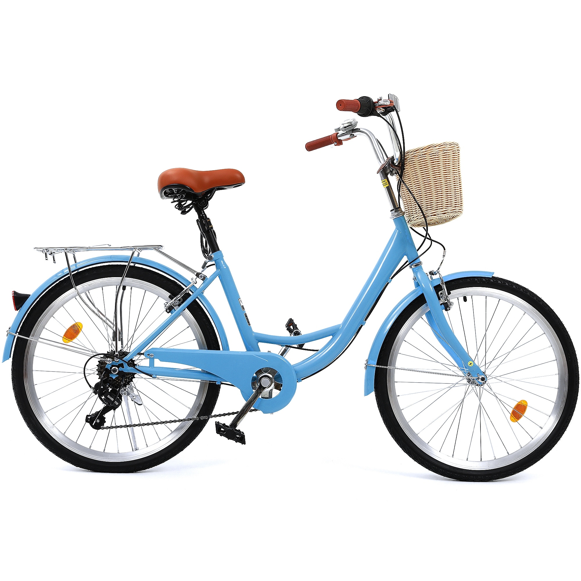 Moasis24 26 7 speed Cruiser Bike Adjustable Step Through Bike Commute Bike Bicycle On Sale Bed Bath Beyond 40162830