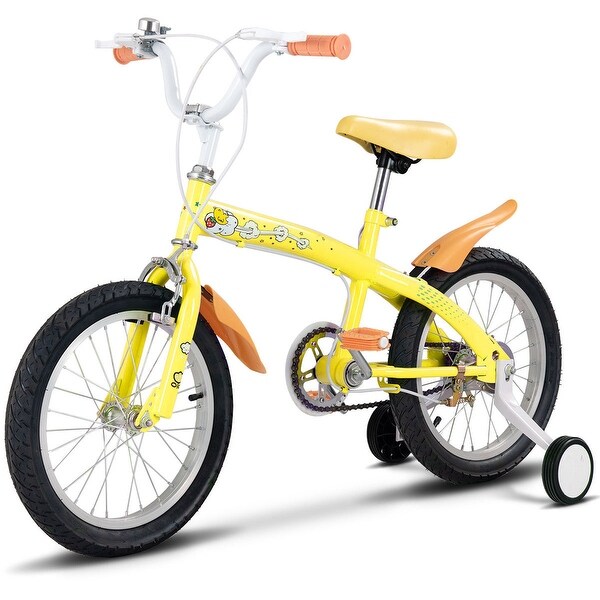 yellow toddler bike