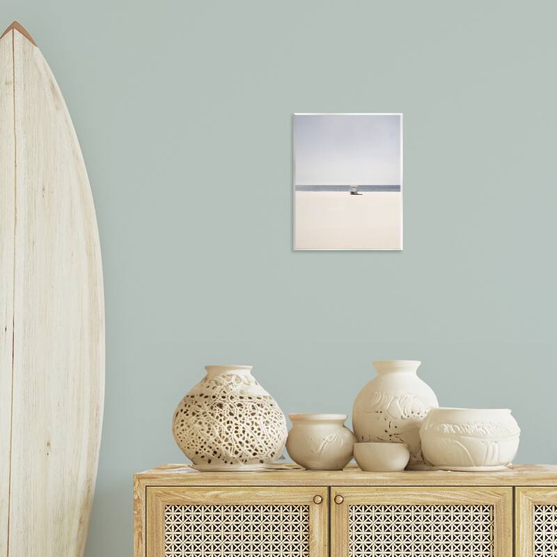 Stupell Distant California Beach Hut Wall Plaque Art Design By Gemma Bardot