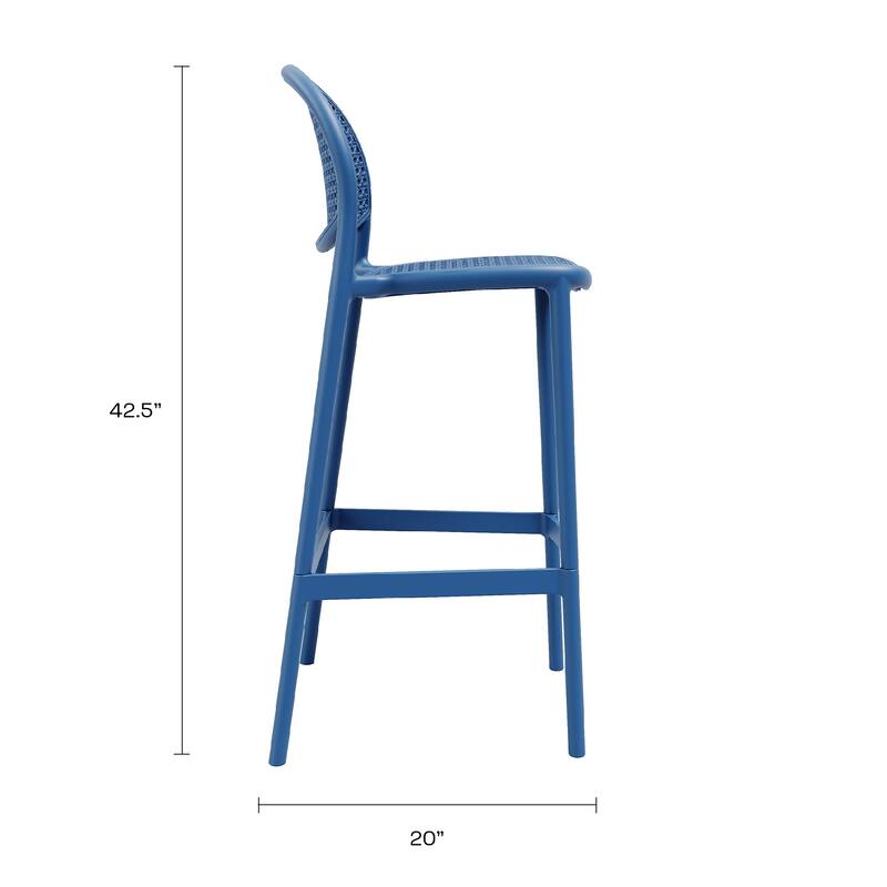 Joss Indoor and Outdoor Bar Stool - Set of 4