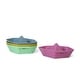 preview thumbnail 3 of 2, Saro Color Changing Turtle Family & Orgami Bath Boat Set - Multi