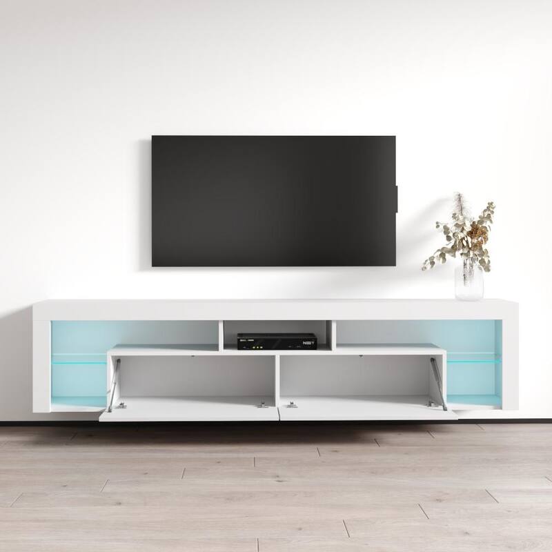 Milano 200 Wall Mounted Floating 79-inch TV Stand