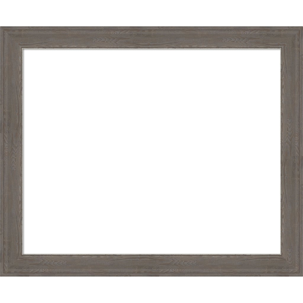 Amanti Art Alta Brown Grey Framed Dry Erase Magnetic Board