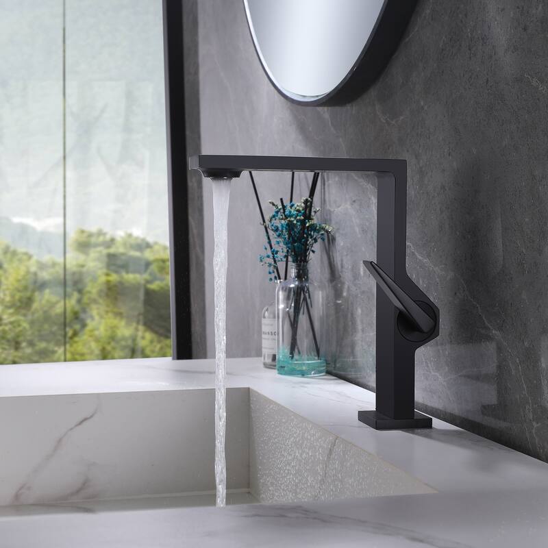 Single Handle Single Hole Deck Mounted Modern Bathroom Faucet