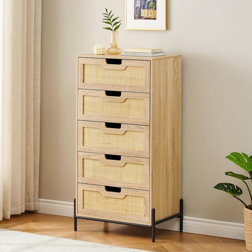 5 Drawers Dresser for Bedroom