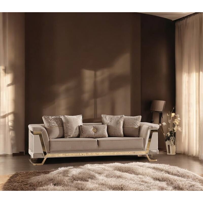 Quantum 3 Pieces Living Room Sets 1 Sofa 2 Chair