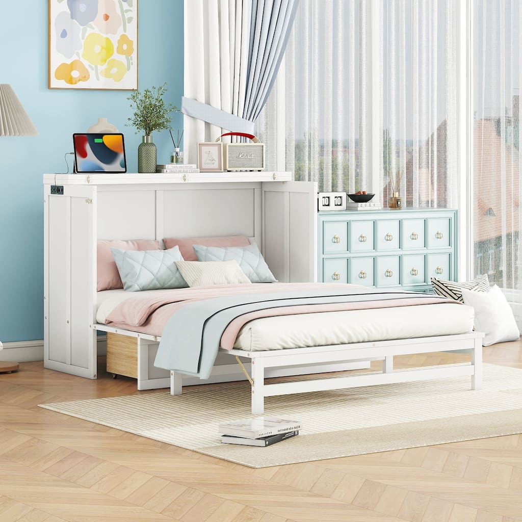 Solid Pine Murphy Bed