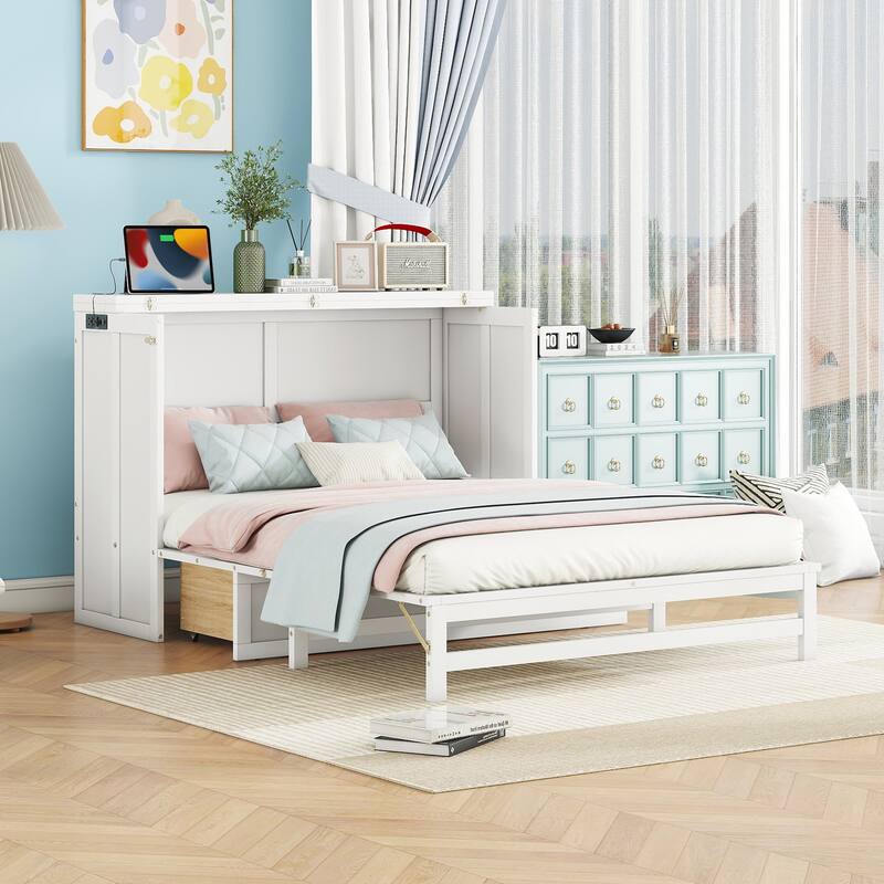 Solid Pine Murphy Bed