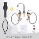 preview thumbnail 30 of 34, WOWOW 8 Inch Widespread Bathroom Faucet in Morden