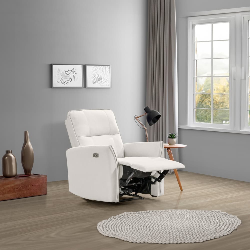 Comfort Elite Suede Power Recliner Lounge Chair