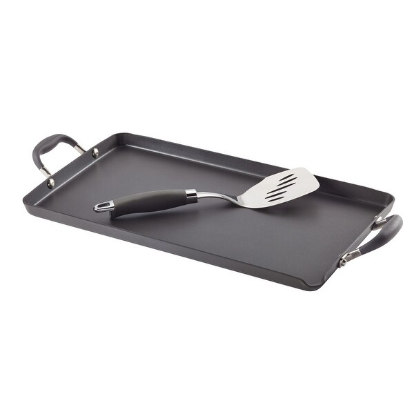 Anolon Advanced Hard-Anodized Nonstick Double Burner Griddle