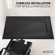 preview thumbnail 35 of 34, ANZZI Borderless Series 59 in. Barrier-Free Curbless Shower Base with Reversible Drain, Slip-Resistant & ADA Compliant