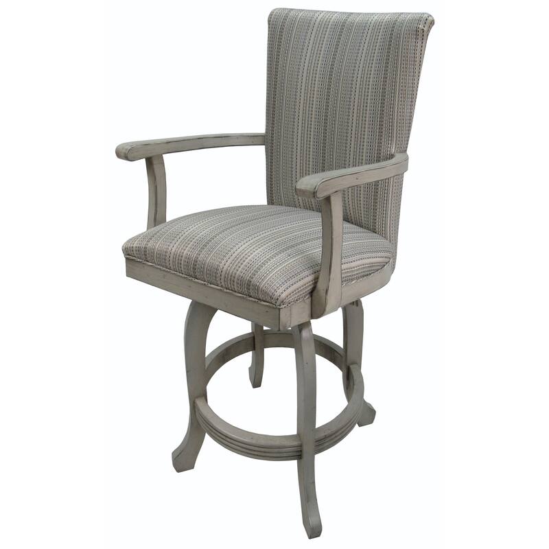 Swivel Wood Counter Bar Stool 700 - Melina Base 26" 30" - Natural Fun - Bar Height/Counter Height