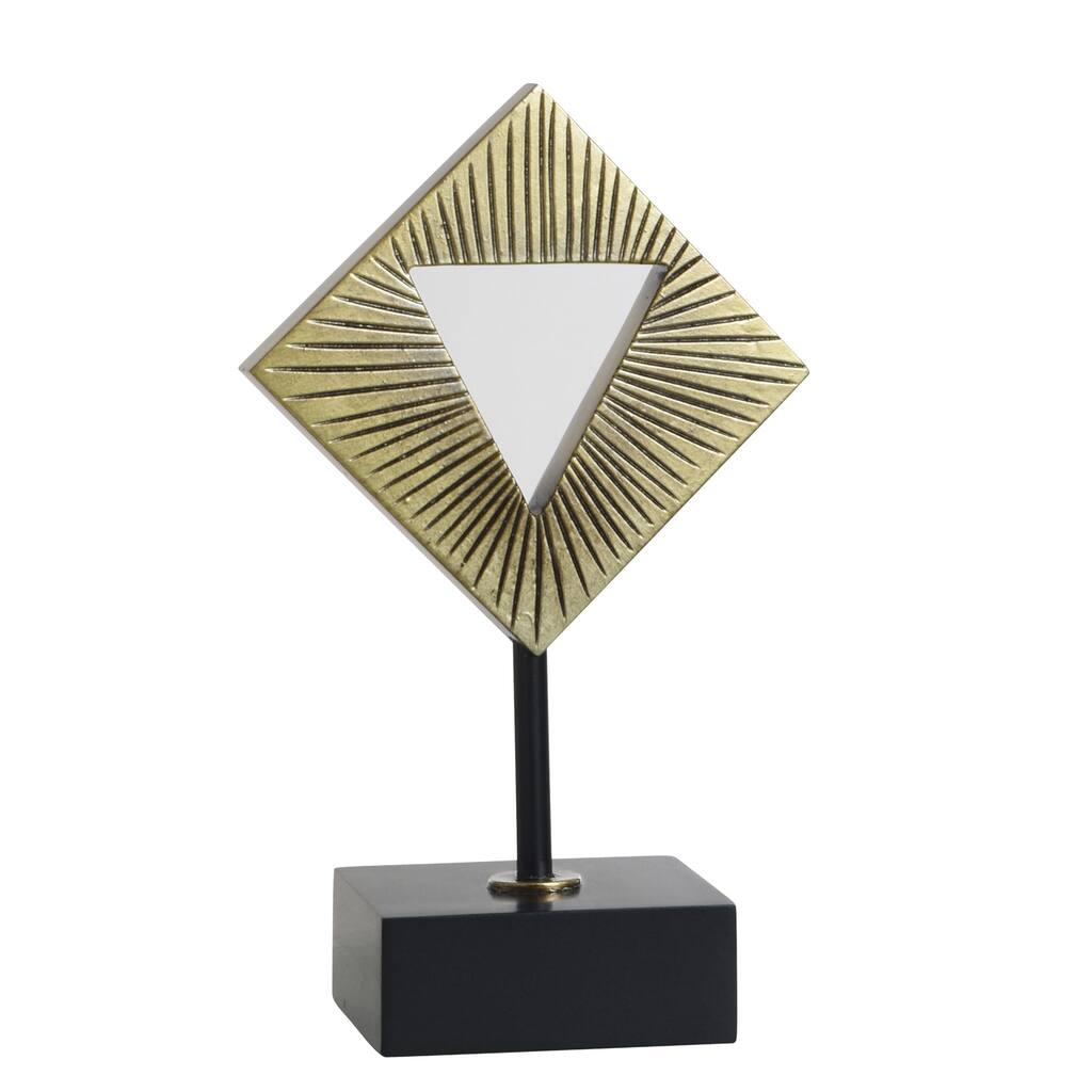 StyleCraft Auric - Tabletop Décor - Norman Wyatt Home - Diamond Molded Accessory - Auric Gold