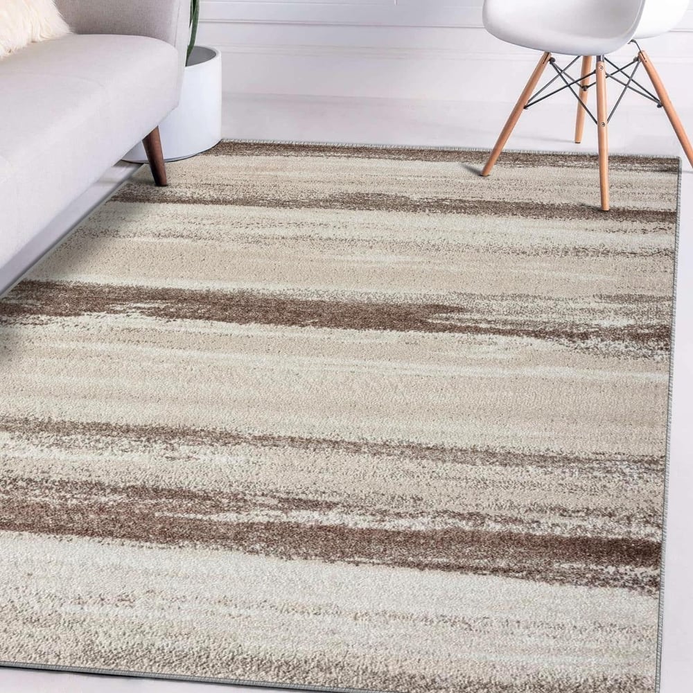 Luxe Weavers Modern Abstract Stripe Area Rug