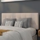 preview thumbnail 33 of 36, Quilted Tufted Upholstered Headboard Beige - Full