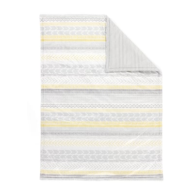 Lush Decor Hygge Geo Reversible Soft & Plush Oversized Baby Blanket - 50" x 36"