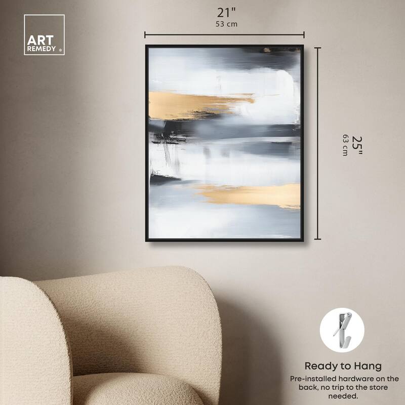 Visual Gold Vortex II Canvas by Art Remedy