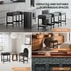 preview thumbnail 17 of 17, RENEWLINE 24.4" Backless Bar Stools Set of 2 - PU Leather Counter Height - Kitchen Island & Bar