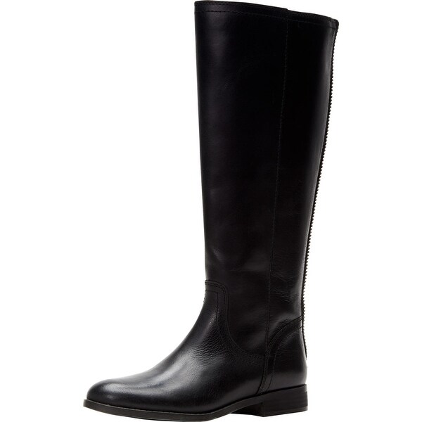 Frye and Co. Womens Jolie Riding Boots Leather Knee-High - Black. Opens flyout.