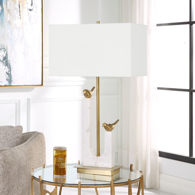 Uttermost Songbirds Table Lamp - 17 W X 30 H X 10 D (in)