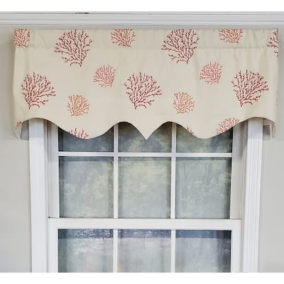 RLF Home Design Deep-Sea Regal Window Valance