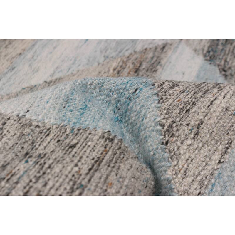Ankara FW Blue Kilim 5'2" x 8'1" - 5'2 x 8'1