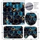 preview thumbnail 19 of 29, 4 Pcs Bathroom Shower Curtain Set,Bathroom Sets with Rugs
