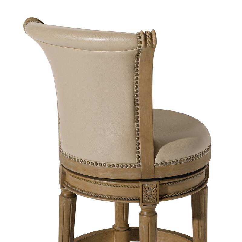 Maven Lane 31" Pullman Swivel Bar Height Kitchen Stool