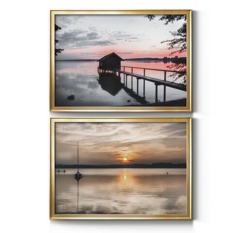 October Sunset Premium Framed Canvas - Ready to Hang - Multi-Color