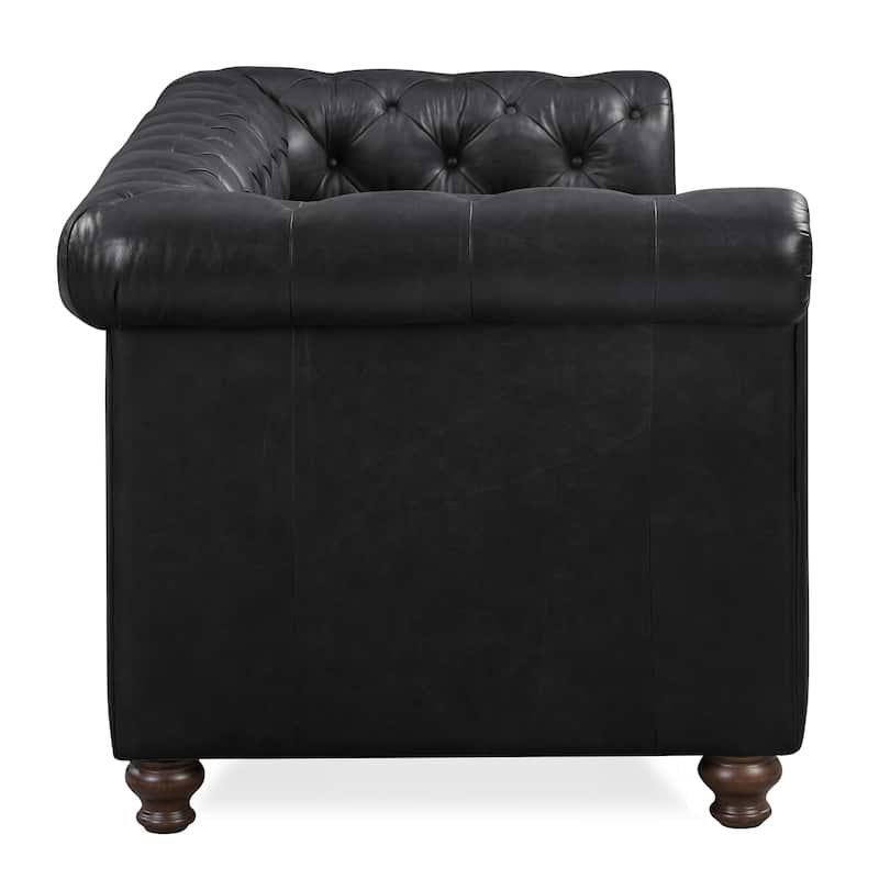 Poly & Bark Lyon 87" Sofa - Full Grain Genuine Italian Leather