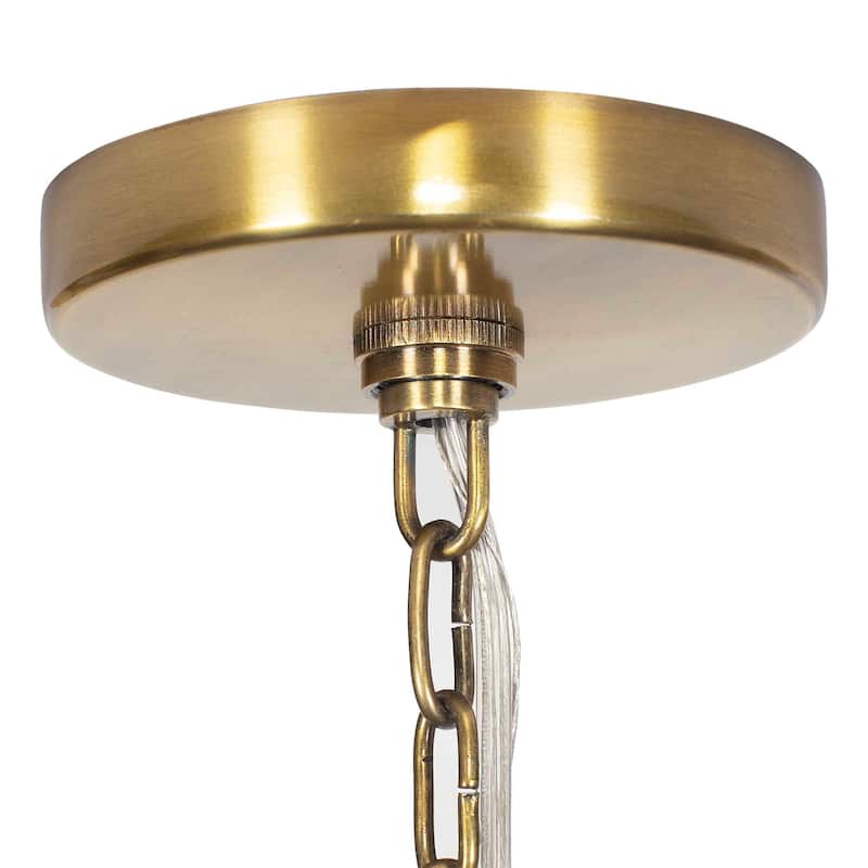 Uttermost Tauranga Seagrass 5 Light Pendant - N/A