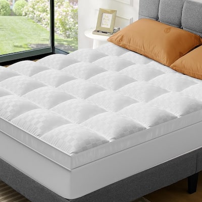 yoyomax 4 Inch Dual Layer Mattress Topper Queen