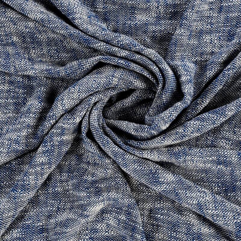 Sevita Boho Chambray Standard Size Throw Blanket with Fringe