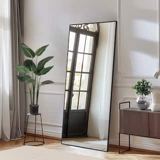 Modern Full-Length Aluminum Alloy Floor Mirror - 59*28
