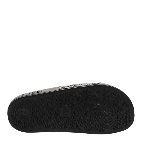 Gucci Men\'s Microguccissima Slide US Size 10.5 or EU 44 NWOB Gucci Mens Matelassé Rubber Slide/Shoes Size U.S. 11 Slides  main image 2