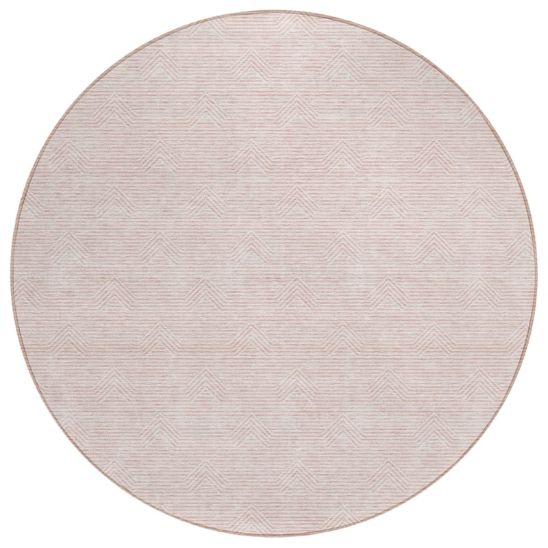Machine Washable Indoor/ Outdoor Chantille Contemporary Stripe Rug