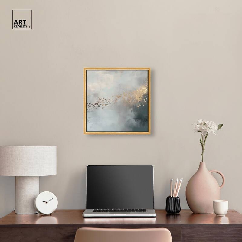 Silvered Hues and Gold I Canvas by Art Remedy